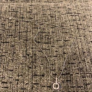 Swarovski Crystal Circle Pendant Necklace 861251